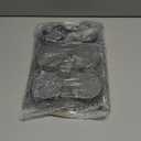 6 Cup Straight Side Jumbo English Muffin Cupcake Pan with Lid Hamburger Burger Bun Egg Sandwich Frittata Cinnamon Roll Focaccia Quiche Pancake Nonstick Baking Tin Tray