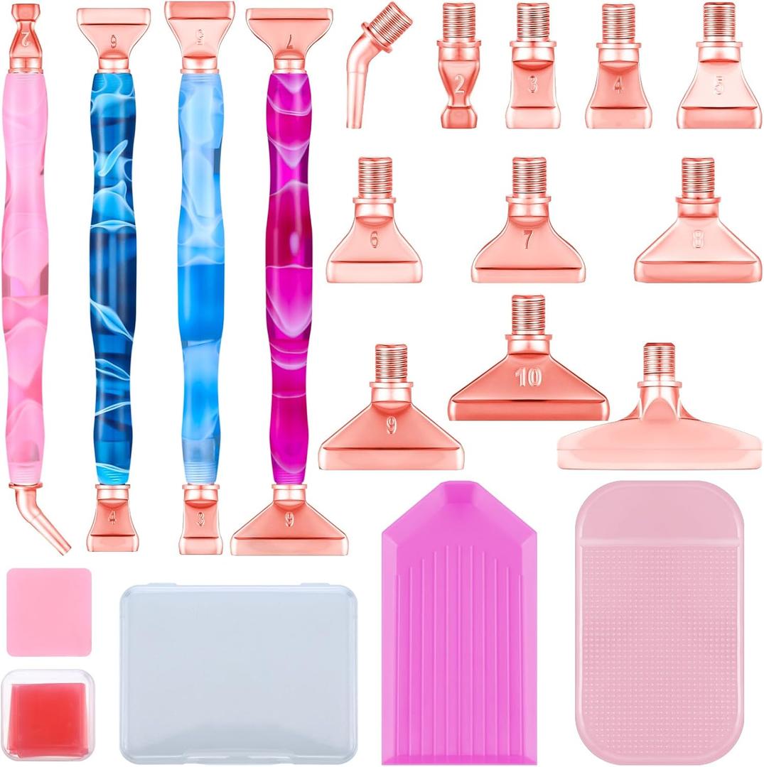 Fuutreo 23 Pcs Diamond Art Pens Painting Tools 5d Diamond Painting ...