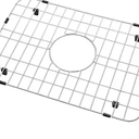 16.46 in. x 12.52 in. Center Drain Stainless Steel Sink Protector