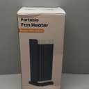 Space Heaters for Indoor Use, 1500W Electric Heater with Thermostat, 70 Oscillation, Remote Control, 3 Modes, 12H Timer, Portable Heater for Bedroom, Office, Home (Gold)