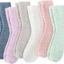 Fuzzy Socks Gifts for Women - Cozy Fluffy Winter Soft Warm Plush Slipper Socks - Christmas Stocking Stuffers for Women