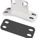 JERBOR Stainless Cab Lower Exhaust Stack Bracket Fits for Peterbilt 359 379 14-12998 21299 (1pc)