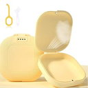 HEMILAB® Retainer Case, Aligner Case with Vent Holes, Compatible with Invisalign, Mouth Night Guard, Yellow 
