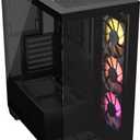 CORSAIR 3500X ARGB Mid-Tower ATX PC Case  Panoramic Tempered Glass  Reverse Connection Motherboard Compatible  3X CORSAIR RS120 ARGB Fans Included  Black