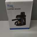 Coffee Machine, 3.5 Bar Espresso & Cappuccino Machine with Steam Wand, Compact Design Coffee Maker for Latte, Safety Lock & Tritan Cups, 800w, Black