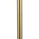 JQK Toilet Paper Storage Stand Gold, 304 Stainless Steel Thicken 0.8mm Tissue Reserve Holder Dispenser for Bathroom, Brushed Gold, TPS180-BG (15.35 Inch, Gold & Black Base)
