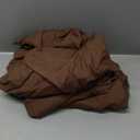Extra Deep Split King Sheet Set - 7 Piece Breathable & Cooling Sheets - Hotel Luxury Bedding Set w/18-24 Inch Extra Deep Pockets - Easy Fit - Super Soft, Wrinkle Free & Comfy - Brown, Split King Size