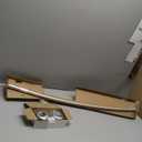 Zenna Home Curved Shower Curtain Rod, No Drill, 50-72 Inch Adjustable Tension Shower Rod for Bathroom, Rustproof, 1-Inch Diameter, Non Slip, Easy Install, Adds Space in Shower, Satin Nickel