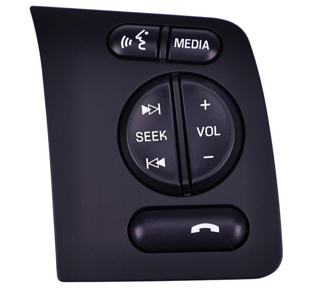 Steering Wheel Switch Radio Buttons VOL Voice Media Seek DC3T-9E740-CBW DC3T-9E740-BAW DC3T-9E740-CAW Compatible with Ford F250 F350 11-14 Super Duty Expedition Explorer 2008-2016