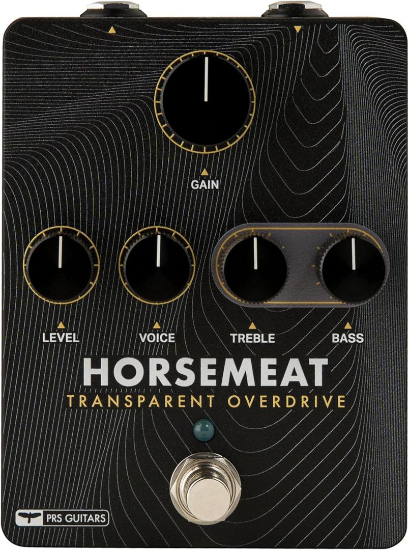 PRS Guitars Horsemeat Overdrive Pedal, Black (108530 001) PRS Guitars Horsemeat Overdrive Pedal, Black (108530 001)