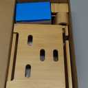 Pezin & Hulin Bamboo Charging Station for Multiple Devices with 5 Port USB Charger, 5 Cables, Watch&Earbuds Stand, Electronic Device Desktop Organizer for Cellphone, Tablet, Watch, Earbuds