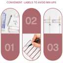 60 Sets 1/3/5Ml Colostrum Collector Kit Include 1/3/5ml*20 No Needle Sterile Syringes with Cap, 4 Measuring Cup, 6 Zip-lock Storage Bags, 60 Labels for Breast Milk Collector