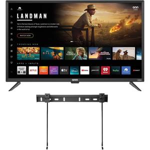 ONN Smart TV 43" Powered by VIZIO Technology Class 4K UHD, DTS:X and DTS:Virtual X, 60Hz Refresh Rate, Dolby Vision HDR, Smart Home Ready, Bluetooth Capable - 43S4V1 