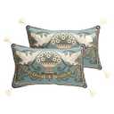 bilin gaier Vintage Floral Pillow Cover 1818 Inches,Small Square Linen Body Pillowcase with Zipper,Fall Pillow Covers Decorative for Home Couch Christmas Sofa Bed Chair Car Living Home-Burgundyred