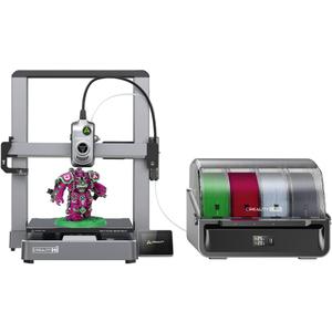 Creality Hi Combo 3D Printer, Multi Color 3D Printing with CFS, 500mm/s Print Speed 95% Pre-Assemble, XY Step-Servo Motor and Auto Leveling Build Volume ‌10.24×10.24×11.81 inch
