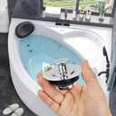 LEKEYE Shower Drain Hair Catcher | Bathtub Stopper/Shower Drain Cover/Drain Protector for Bathtub and Bathroom