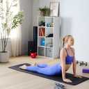 Amazon Basics Extra Thick Exercise Yoga Mat with Carrying Strap, Black, 1/2 Inch