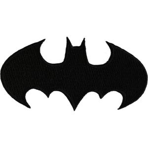 C&D Visionary Application Batman Die-Cut Black Logo Patch Multi-colored, 2"