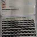 Self Adhesive Eyelash Clusters 168Pcs No Glue Lash Clusters Pre-glued Wispy Lash Extensions Self Adhesive Eyelashes Extensions Press on Individual Lash Extensions 10MM-16MM