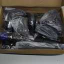 12Pcs Universal Vacuum Attachment Professional Shop Vac Accessories Wet Dry Vacuum Hose Adapter with Hair Brush Extension Wand Flexible Crevice Tool fit 2 1/2" to 1 1/4" and 1 7/8" to 1" Vacuum Hose