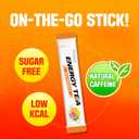 TEAZEN Energy Drink Powder, 70mg Natural Caffeine with Black Tea Extract, Taurine & L-Carnitine, Sugar-Free Energy Mix for Focus & Endurance, 10 On-the-Go Packets, 1.76oz