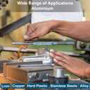 HARFINGTON M11x0.5 Metric Thread Tap 6542 Cobalt High-Speed Steel TiCN Coated Plug Tap Right Hand Straight Flutes Screw Threading Hand Tap