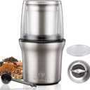 DR MILLS DM-7412N Coffee Grinder Electric, Spice Grinder electric, detachable cup, Blade & cup made with SUS304 stianlees steel,200w small food grinder