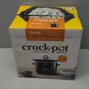 Crock-Pot 2-Quart Manual Slow Cooker, Feeds 2+ People, Great for Small Meals, Dips, & Sides; Removable Stoneware is Oven & Dishwasher Safe, Black