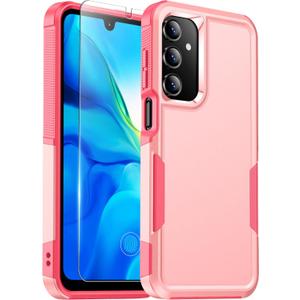 Red2Fire Designed for Samsung Galaxy A16 5G Case, [Military Grade Drop Protection] Non-Slip Heavy Duty Full Body Shockproof Protection Phone Case Galaxy A16 5G Case,Pink