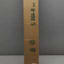 No Drill Blinds for Windows 1" Aluminum Cordless Mini Blinds L-Shaped Slat 100% Privacy, for Window Size 22" W  64" H - White