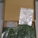 Suncalla 4 ft Christmas Mirror Garland with Light Artificial Norfolk Pine Cypress Garland Realistic Norfolk Pine Christmas Decoration for Xmas Mirror Fireplace Mantle Wall Table Stairs Indoor Decor