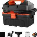 LIGO 20V Cordless Shop Vacuum, 2.64 Gallon, Portable, Wet/Dry, Handheld, with Blowing Function- Includes 4.0 Ah Battery, HEPA, Foam Filters and Charger(Upgrade)