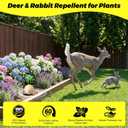 Deer & Rabbit Repellent Balls- Outdoor Animal Deterrent for Garden, Yard, Trees & Plants | Natural, Long-Lasting | Safe for Pets, Kids, Flowers & Vegetables (12PCS)