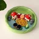 Cute Small Mushroom Frog Jewelry Dish - Unique Trinket Tray & Ring Holder for Girls' Rooms - Aesthetic Home Decor Bowl - Gift for Daughters & Friends - Ideal for Rings & Small Accessories