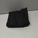 OQQ Yoga Pants Women High Waist Stretch Casual Soft Straight Leg Bottoms (Large Short, Black)