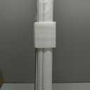 Allesin zen No Drill No Tools Blackout Roller Shades for Windows, 100% Blackout Linen Fabric, Renter-Friendly, UV Protection, Cordless Roller Blinds for Home, Office, Bedroom(White,39x72)