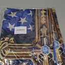 Pack Of 2 4th of July Door Cover Fourth of July Photo Backdrop Memorial Day Veterans Day Patriotic Decorations and Supplies for Home
