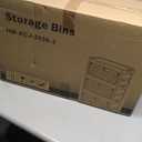 Himix Large Storage Bins with Lids, 66Gal/264QT Stackable Collapsible Plastic Bins with Wheels, Closet Organizers for Bedroom, Kids Room, Living Room, Garage (22Gal)