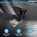 Engine and Transmission Mount Kit Compatible with 2006-2011 Honda Civic L4 1.8L Front & Rear Engine Motor Mount A4530 A4546 A4543 A4534