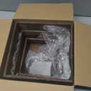 Barydat 3 Pcs Wooden Risers Stands Cake Rustic Stackable Square Cupcake Stands Base for Buffet Table Dessert Food Birthday Wedding Party