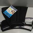 Upgraded Dog Cone Collar for Dogs After Surgery, Soft Transparent Pet Recovery Collar for Large Medium Small Dogs, Depth Adjustable Dog Cone Collar, Elizabethan Collar (XXL, Black) (XXL (Neck: 20.87-23.62"))