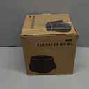 Fluffydream Elevated Dog Bowls, Prevention of Vertebrae Disease, Non-Slip With Stainless Steel Bowl, High Capacity Food Bowls (SnowWhite 2 Packs, L 860ML / 3 Cups)