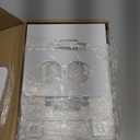 White Wall Outlet Shelf with Cord Storage - Standard Vertical Duplex Organizer for Bathroom Decor, Smart Home, Power Tools, Toothbrush (2 Pack)