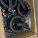 Collapsible Wagon Carts Foldable 570LBS Beach Wagon with Big All-Terrain Wheels Weight Capacity Heavy Duty Utility Carts with Cup Holders for Garden, Camping, Grocery, Sports Black