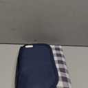 Outdoor Picnic Blankets Waterproof Foldable Sandproof, Large Gingham Cute Picnic Mat Washable Portable for Park Beach Camping Courtyard (Navy Blue, 60"80") (5' x 6'8" (Rectangular))