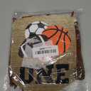 All Star Sport Balls One High Chair Tassel Banner - Basketball/Football/Baseball/Soccer Themed 1st Birthday Highchair Banner,Boys Balls First/1st Birthday Highchair decorations,