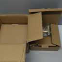 Goldenwarm Gold Door Handles Interior, Zinc Alloy Heavy Duty Brushed Gold Interior Door Handles for Bedroom Bathroom, Modern Square Privacy Door Levers (2 Pack)