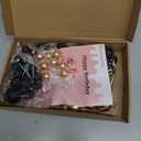 NACHLYNN 80 Pcs Cake Balls Decorations Mini Balloon Cake Topper Balls Foam Cupcake Toppers Balls for Cake Decorating Birthday Parties Weddings Anniversary (Black Gold Series)