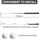 Golf Putter - Golf Putters for Men Right Handed Golfers or Golf Putter for Womens Mini Golf Clubs Set - 33" Right Hand putters with 2 Golf Practice Ball, 32.99"