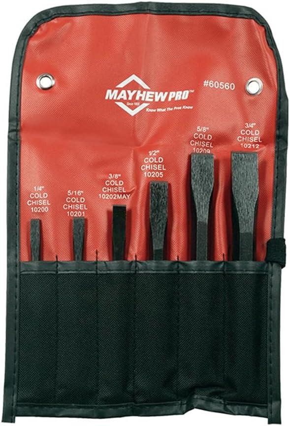 Mayhew Pro 60560 Cold Chisel Kit, 6-Piece